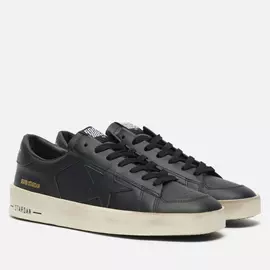 Мужские кроссовки Golden Goose Stardan Leather, цвет чёрный, размер 40 EU