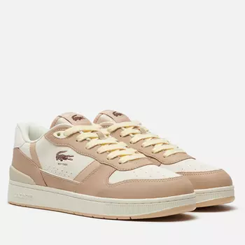 Мужские кроссовки Lacoste T-Clip Set, цвет бежевый, размер 45 EU
