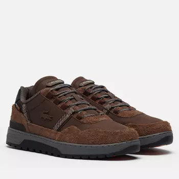 Мужские кроссовки Lacoste T-Clip Winter Outdoor, цвет коричневый, размер 41 EU