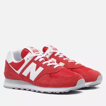 Мужские кроссовки New Balance 574 Classic, цвет красный, размер 47.5 EU
