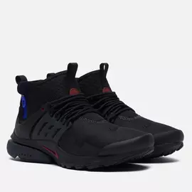 Мужские кроссовки Nike Air Presto Mid Utility Darth Vader, цвет чёрный, размер 41 EU