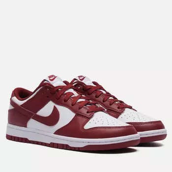 Мужские кроссовки Nike Dunk Low Retro, цвет красный, размер 42.5 EU
