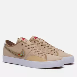 Мужские кроссовки Nike SB Blazer Court DVDL, цвет бежевый, размер 42 EU
