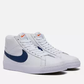 Мужские кроссовки Nike SB Zoom Blazer Mid ISO, цвет белый, размер 43 EU