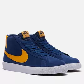 Мужские кроссовки Nike SB Zoom Blazer Mid Michigan, цвет синий, размер 45 EU