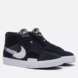 Мужские кроссовки Nike SB Zoom Blazer Mid Premium Mosaic, цвет чёрный, размер 39 EU