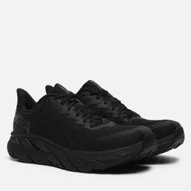 Мужские кроссовки Hoka One One Clifton 7, цвет чёрный, размер 44.5 EU