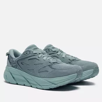 Мужские кроссовки Hoka One One Clifton Suede, цвет серый, размер 45.5 EU