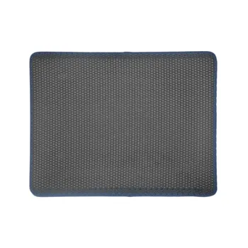 Водонепроницаемый коврик для кошачьего туалета EVA Двухслойный коврик для кошачьего туалета с защитой от брызг Коврик для кошачьего туалета Clean Pad 30x30cm чёрный