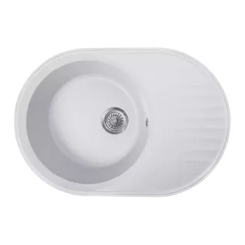 Кухонная мойка Formastone FostoGran FG Фортуна, овальная с крылом, иней