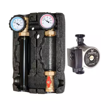 Насосная группа HOOBS DN25 (1"вр х 1 1/2"нр), с насосом UPSO25-65