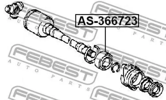 ПОДШИПНИК ПРИВОДА ОПОРНЫЙ (36X67X23) (TOYOTA COROLLA AE100/EE100/CE100 1991-1997)