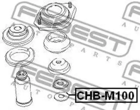 ПОДШИПНИК ОПОРЫ АМОРТИЗАТОРА ПЕР (CHEVROLET MATIZ/SPARK (M100) 1998-2005)