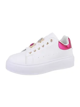 Кроссовки на шнуровке Ital-Design, цвет wei und pink