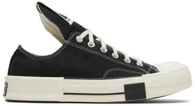 Кроссовки Converse Rick Owens x DRKSHDW DRKSTAR Chuck 70 Low Black, черный