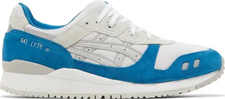Кроссовки gel lyte 3 og 'white oyster grey' Asics, синий