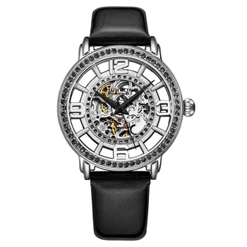 Часы женские Stuhrling Original, серебряный/черный