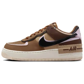 Женские кроссовки Nike Air Force 1 Shadow Light British Tan Коричневый Розовый-Пена Конопля DZ1847-200 36