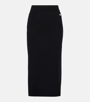Юбка миди DG Dolce&Gabbana, черный