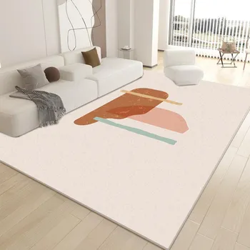 Simple Line Crystal Pile Carpet Гостиная Спальня Семейный Домашний Декор Гардероб Грязеустойчивые Коврики 1600mm x 2300mm