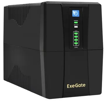 Источник бесперебойного питания Exegate Power Back BNB-800.LED.AVR.4C13 EX292773RUS 800VA/480W, LED, AVR, 4*C13, Black