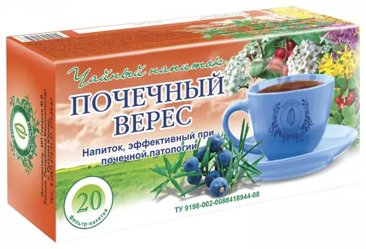 Травяной чай "Здоровые почки" ("Почечный верес")