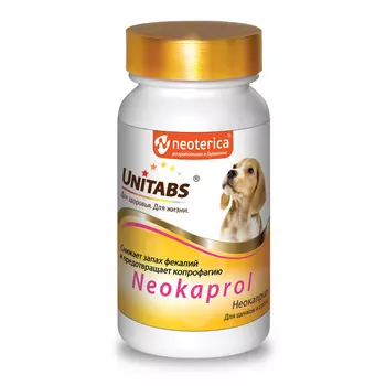 Unitabs Neokaprol кормовая добавка от поедания фекалий для собак и щенков (100 таб.)