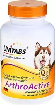 Unitabs витамины ArthroActive с Q10 для собак (100 таб.)