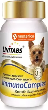 Unitabs витамины Immuno Complex с Q10 для мелких собак (100 таб.)