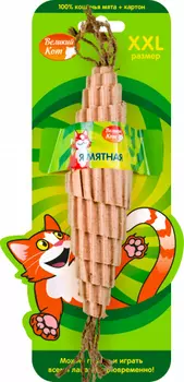 Великий кот игрушка "Мятный Рогалик" для кошек