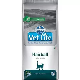 Vet Life Cat Hairball корм для выведения комочков шерсти у кошек (Диетический, 2 кг.)