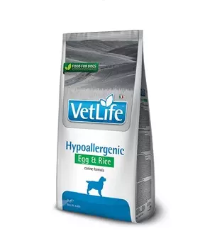 Vet Life Dog Hypoallergenic корм для собак при пищевой аллергии (Яйцо и рис, 2 кг.)