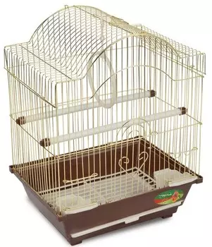 Triol 2113G Клетка для птиц, золото (30 х 23 х 39 см.)