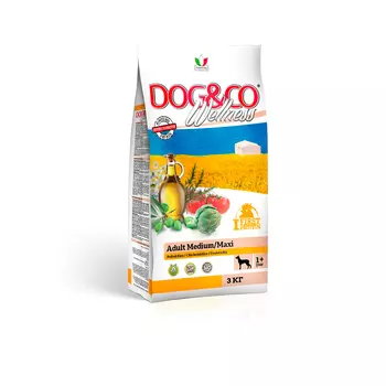Wellness Dog&Co Adult Medium/Maxi корм для собак средних и крупных пород (Курица и рис, 3 кг.)