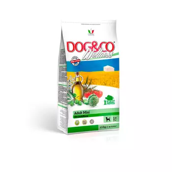Wellness Dog&Co Adult Mini корм для взрослых собак малых пород (Ветчина и рис, 2,5 кг.)