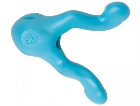 West Paw Zogoflex игрушка для лакомств "Tizzi Mini" для собак (12 см., Голубой)