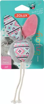 Zolux игрушка для кошек с кошачьей мятой мяч талисман (Серый)