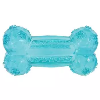 Zolux игрушка из термопластичной резины Кость (12 см., Бирюзовый)