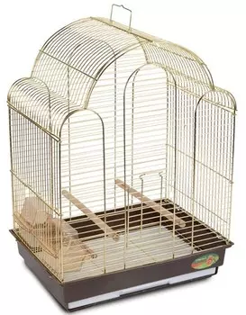 Triol 9100G клетка для птиц (золото) (42 х 30 х 56 см.)