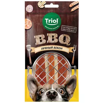 Triol BBQ лакомство для собак Пряный бекон (66 г.)