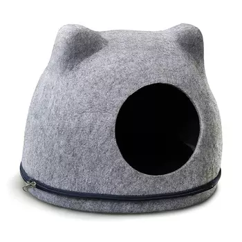 Triol Домик из войлока "Кошкин дом" (34 х 43 х 34 см., Серый)