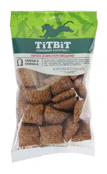 TiTBiT Золотая коллекция начос в мясной обсыпке для собак (Говядина, 75 г.)