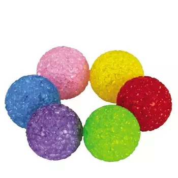 Triol игрушка для кошек Мяч зернистый ассорти (1 шт) (4,1 см)