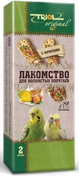 Triol Original палочки с фруктами для волнистых попугаев (2 шт.)