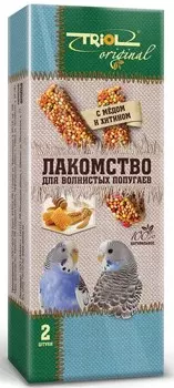 Triol Original палочки с медом и хитином для волнистых попугаев (2 шт.)