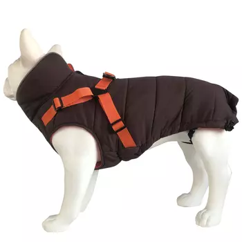 Triol Outdoor попона утепленная со шлейкой Active (Коричневая, L, Унисекс)