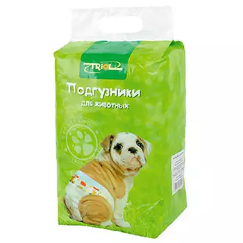 Triol Подгузники для животных (S ( 3-6 кг), 20 шт.)