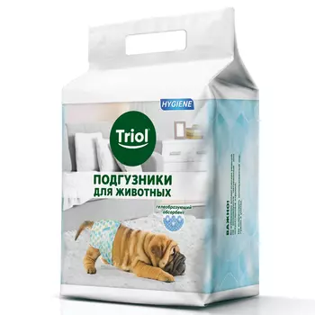 Triol Подгузники для животных (XXL (более 30 кг.), 10 шт.)