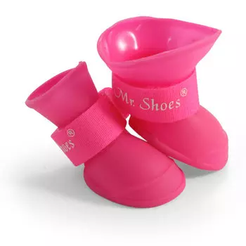 Triol Сапоги из пластичной резины на липучке Mr.Shoes (Розовый, M, Унисекс)