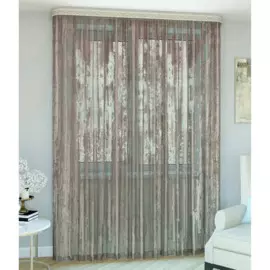 тюль дождь 3*2,6м сетка розовый 58091561